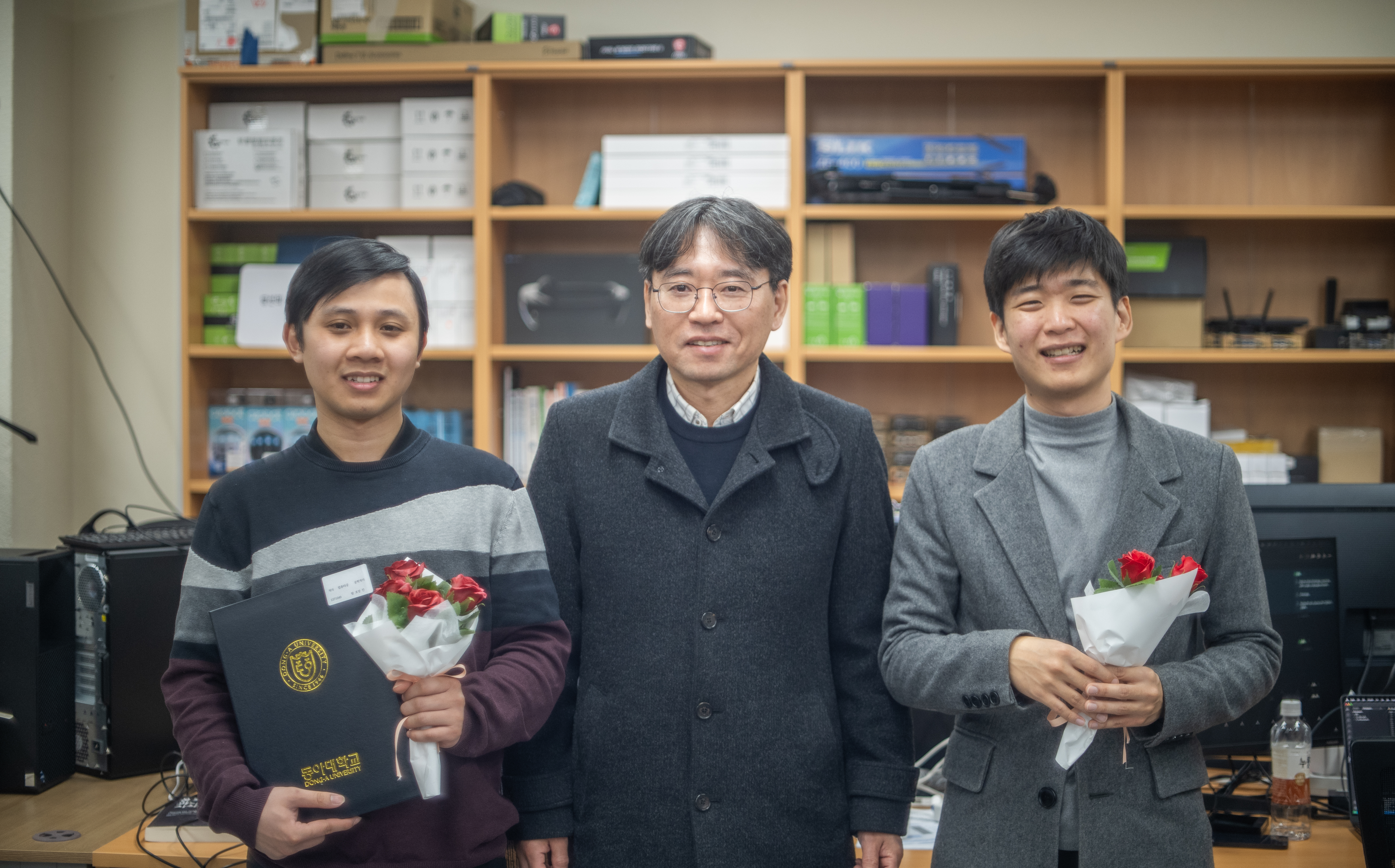 Mr. Khanh and Mr. Gu Graduation